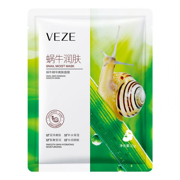 Anti-aging mask with snail mucin VEZE.(81099)